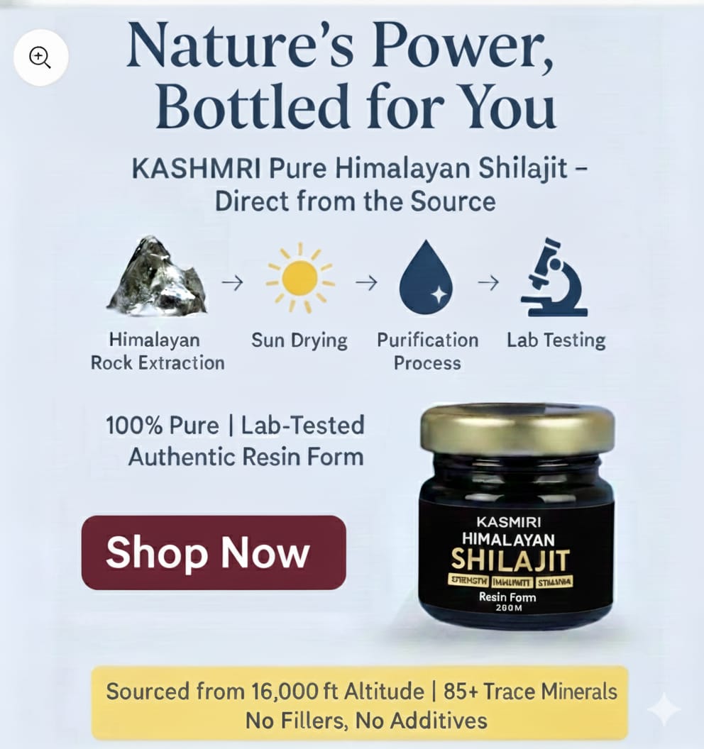 Pure Himalayan Shilajit Resin Gold 30Gm