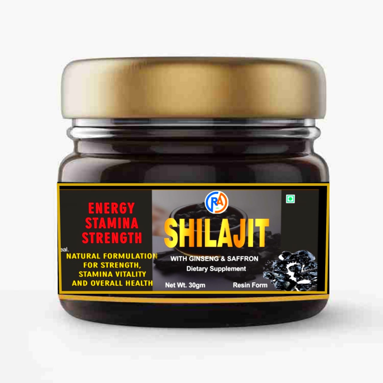 Pure Himalayan Shilajit Resin Gold 30Gm